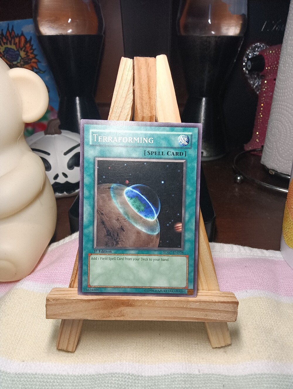 Terraforming SDSC-EN028 1st Edition Yu-Gi-Oh 1996 Edition LP